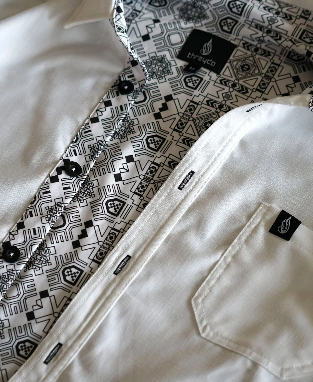 Starlight Lined Button Down Shirt | Streetwear | Threyda