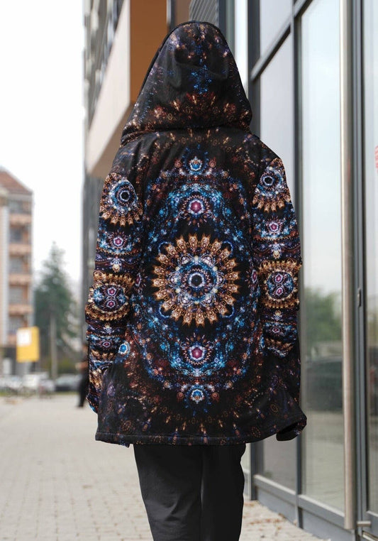 Cosmic Plane Sherpa Cloak | Recycled Performance Fleece | Manifestie
