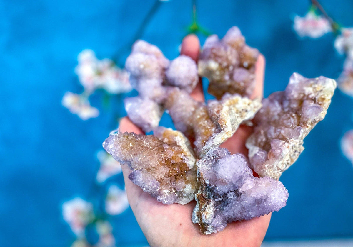 Large Spirit Amethyst Quartz Specimens from South Africa | Cactus Amethyst