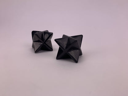 Shungite Merkaba | Sacred Geometry Protection Stone