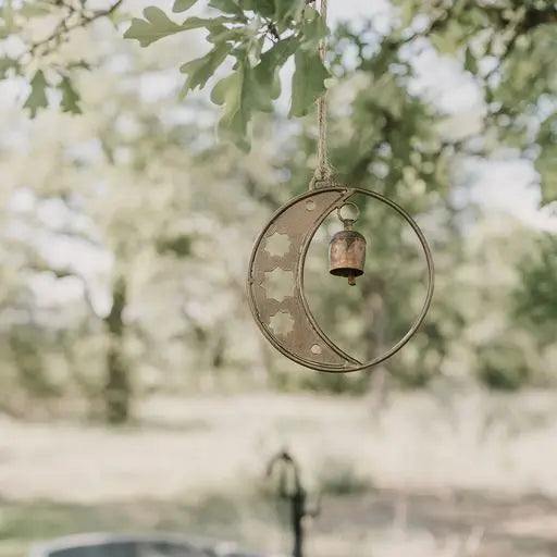 Devani Moon & Stars Bell Wind Chime | Celestial Chime
