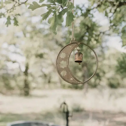 Devani Moon & Stars Bell Wind Chime | Celestial Chime