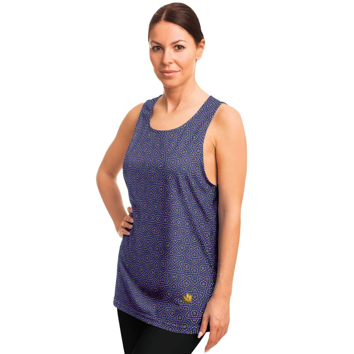 Mosaic Fractal Tank Top | Geometric Pattern