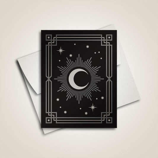 Mystic Moon Greeting Card | Fabled Creative