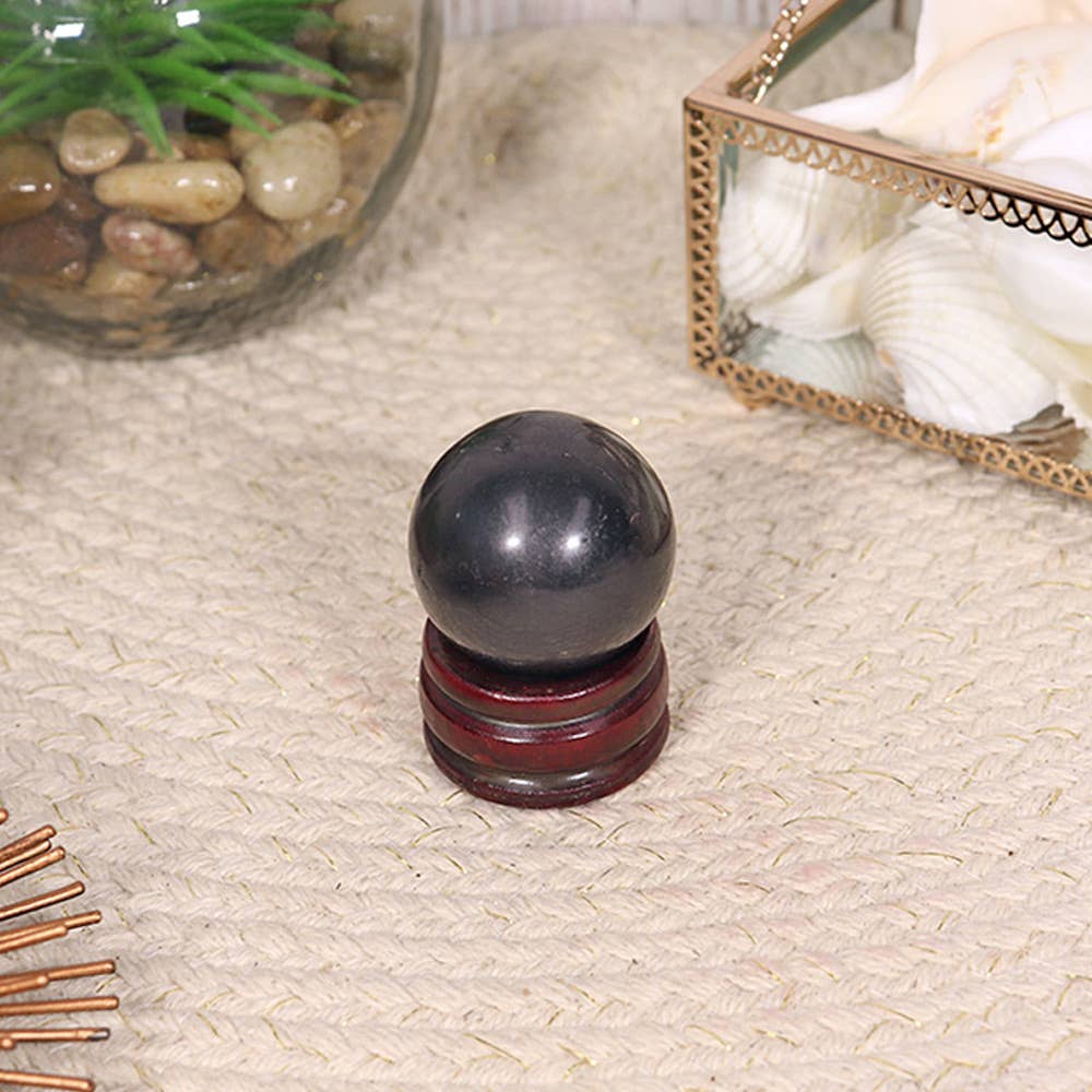 Small Shungite Sphere | Crystal for Protection & Grounding