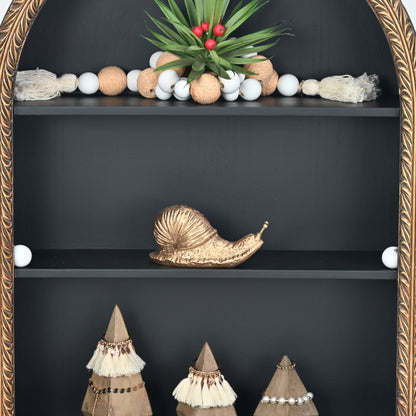 Verdor Golden Snail | Cast Iron Decorative Sculpture