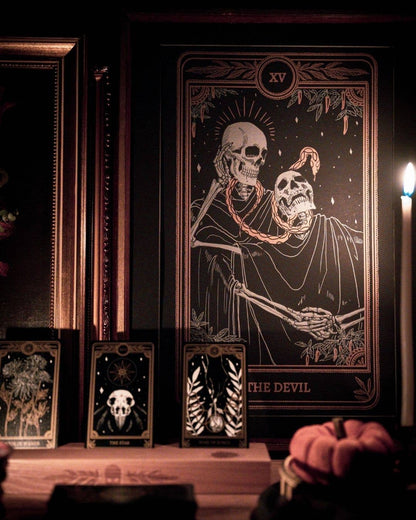 Marigold Tarot Print – The Devil | Amrit Brar