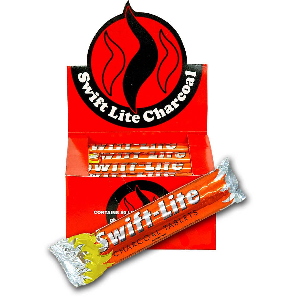 Swift Lite Charcoal Tablets 40 mm | Quick-Light Charcoal