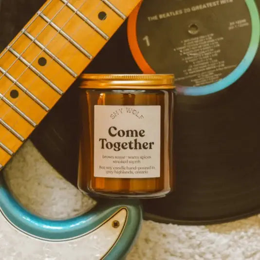 Come Together Music Inspired Soy Candle | Brown Sugar, Spices & Smoked Myrrh
