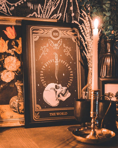 Marigold Tarot Print – The World | Amrit Brar