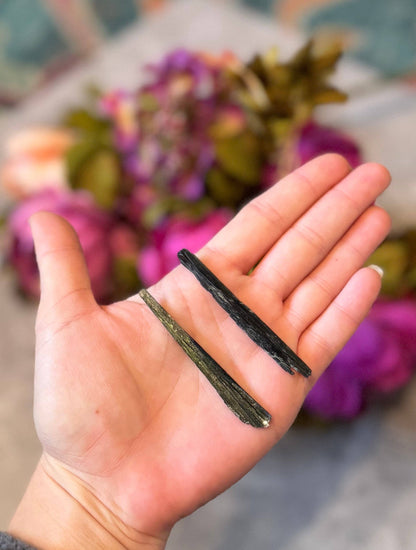 Raw Green Vivianite Blades from Brazil | Rare Healing Crystal