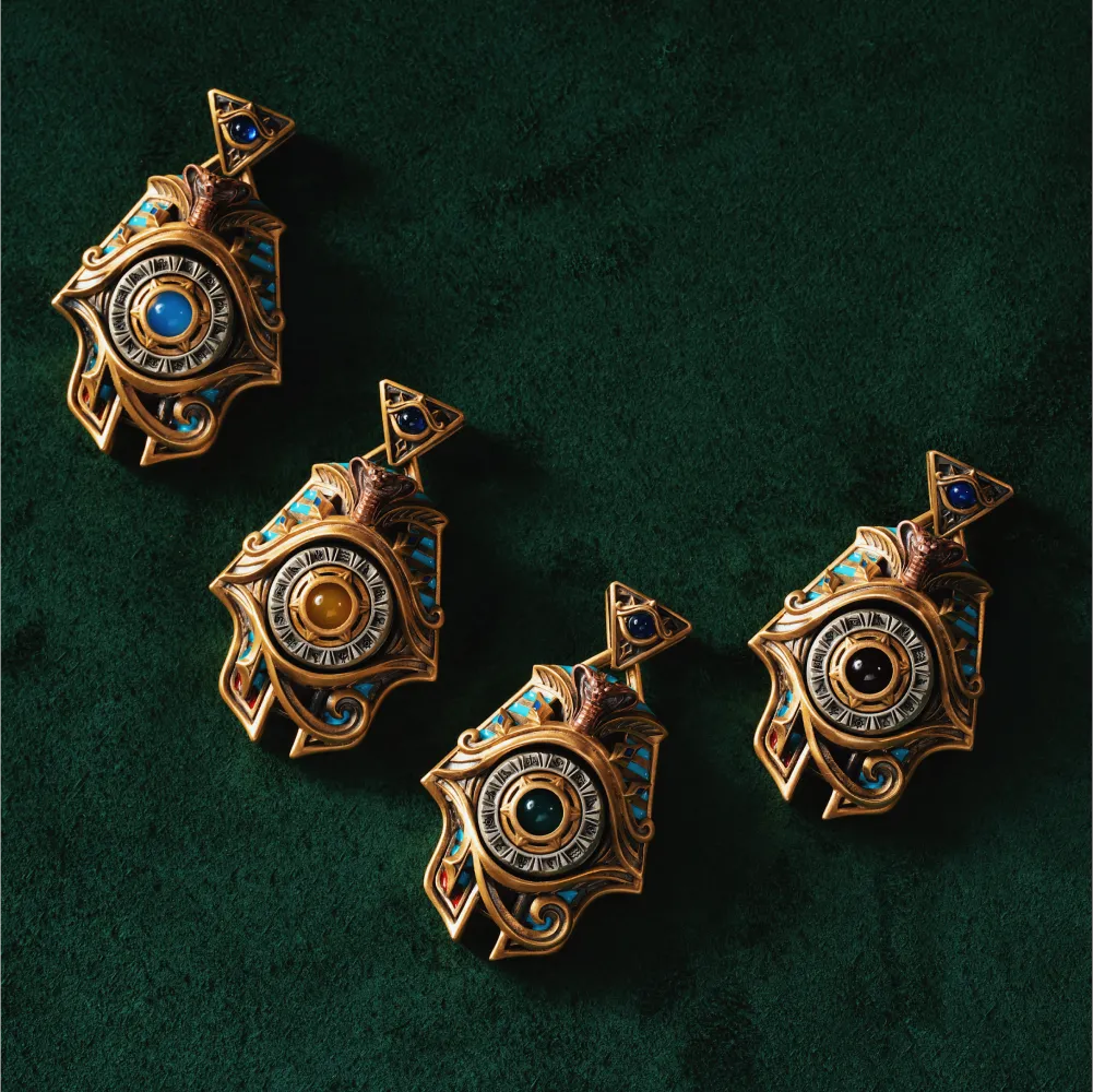 Eye of Horus Spinner Pendant | Coppertist.Wu