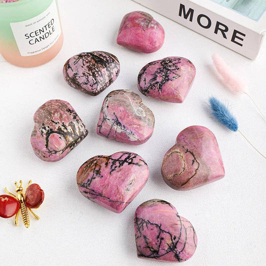 Rhodonite Heart | Crystal of Compassion & Emotional Healing