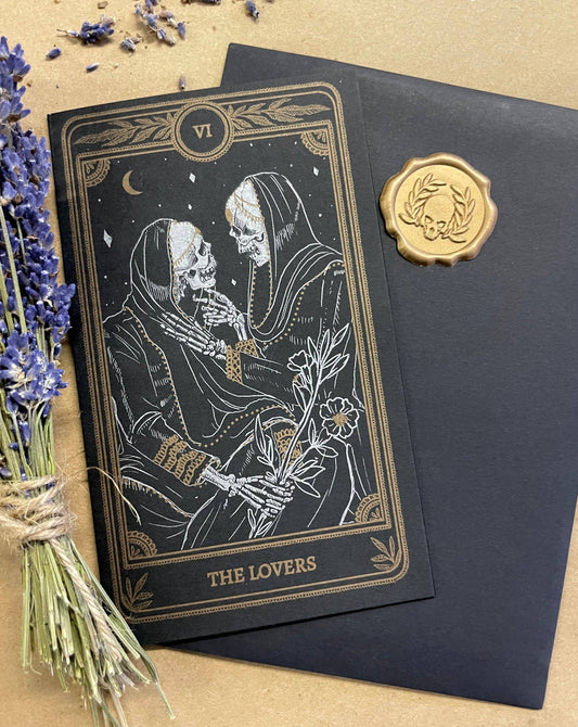 The Lovers Greeting Card | Marigold Tarot