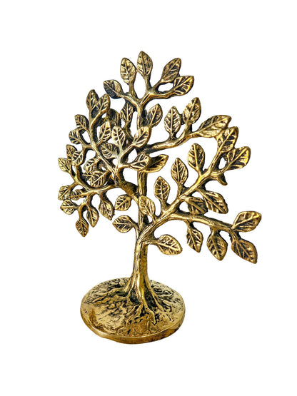 Tree of Life Brass Statue | Handcrafted Symbolic Sculpture