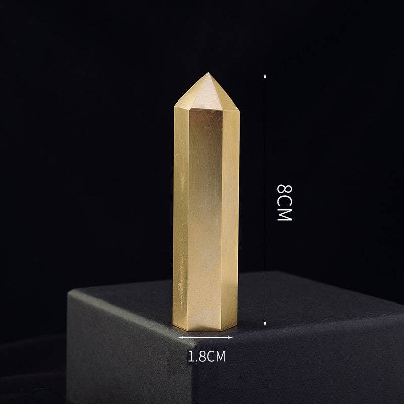 Smelted Pyrite Tower | Crystal for Prosperity & Confidence