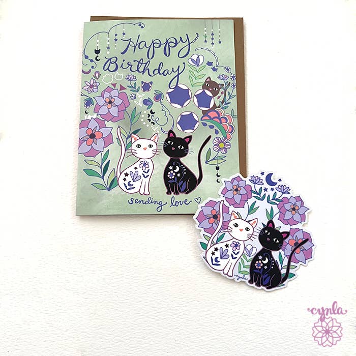 Cat Birthday Card | Cindy LaColla