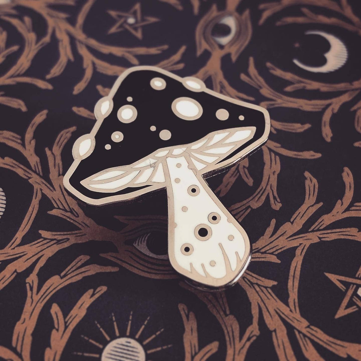 The Magical Mushroom Enamel Pin | Nature Inspired Pin