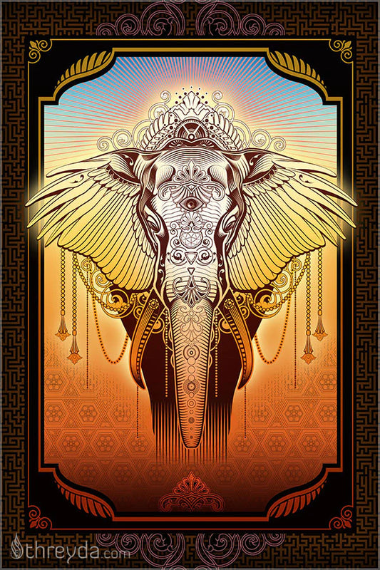 Erawan Print | Mugwort | Threyda