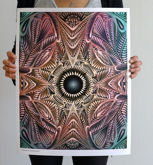 Euphoria Print | Flowstatepaint | Threyda