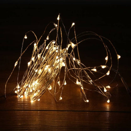 Silver Wire Fairy Lights | 100 LED Ambient Lighting