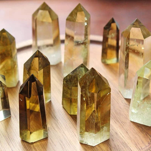 Natural Brazilian Citrine Tower | Crystal for Abundance & Confidence