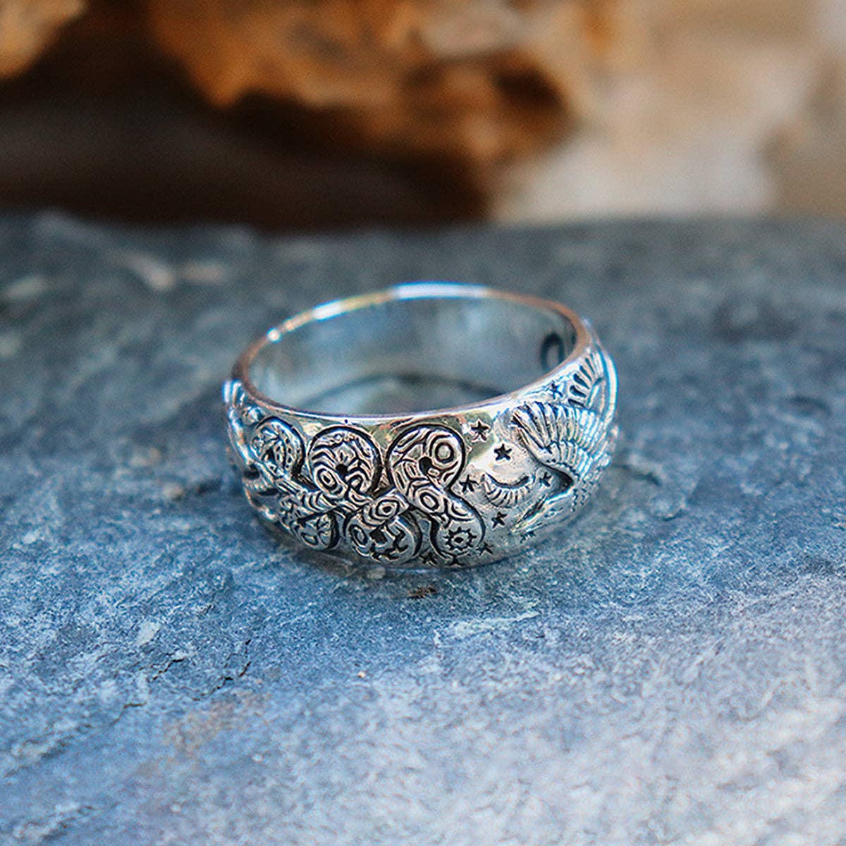 Xavier Rudd Collaboration Ring | Sterling Silver or Brass | Bahgsu Jewels