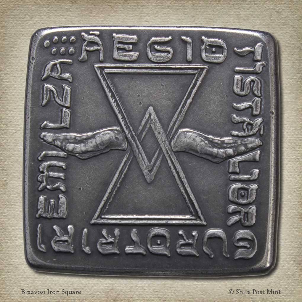 Braavosi Iron Square Keepsake Token