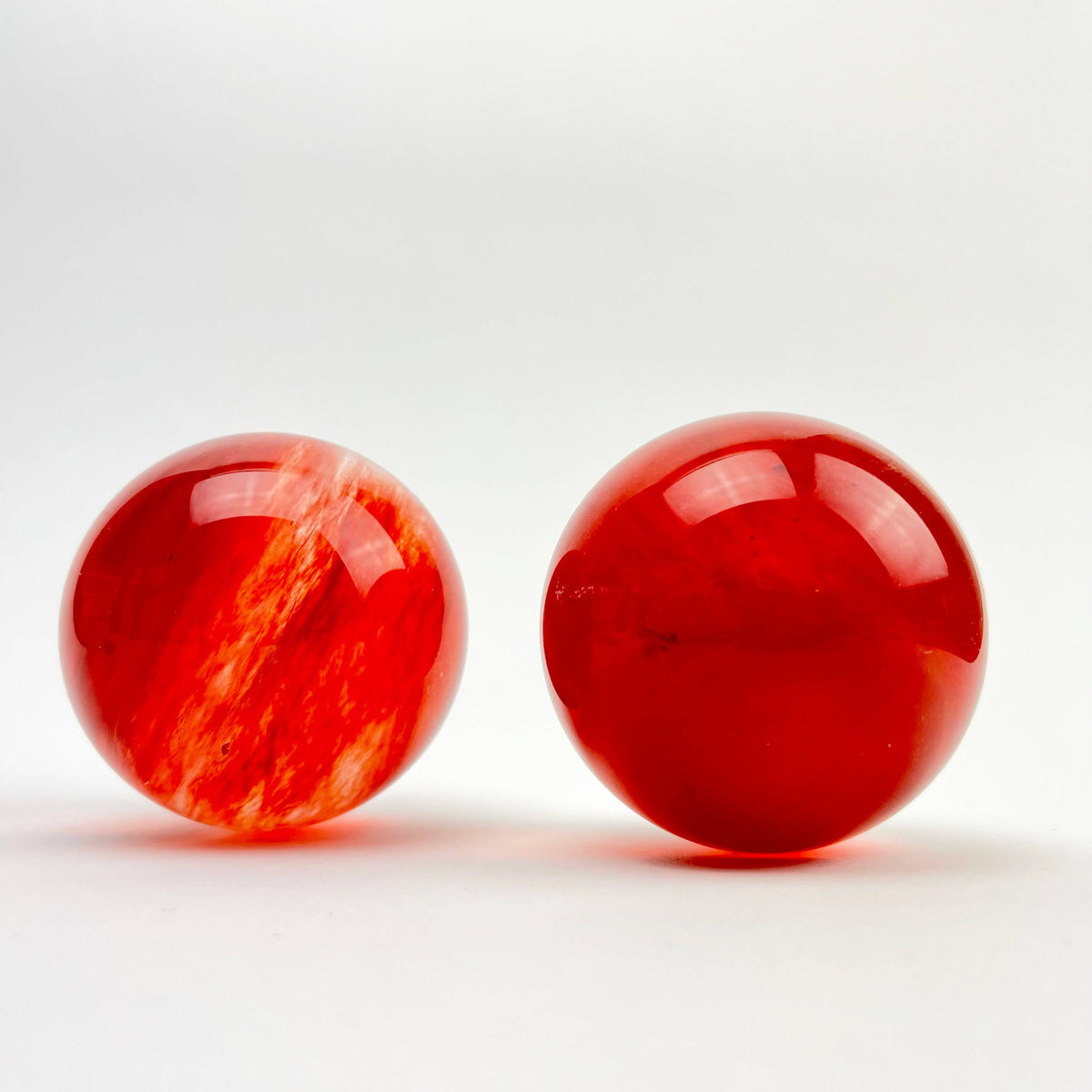 Cherry Quartz Sphere | Crystal of Joy & Emotional Healing