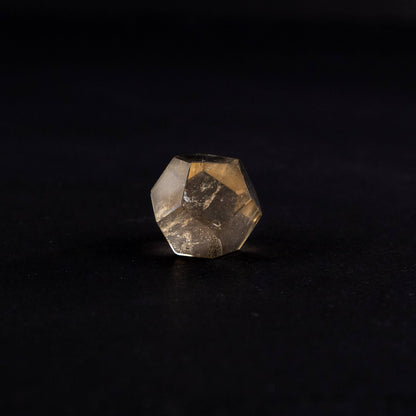 Five Platonic Solids Crystal Set | Smoky Quartz