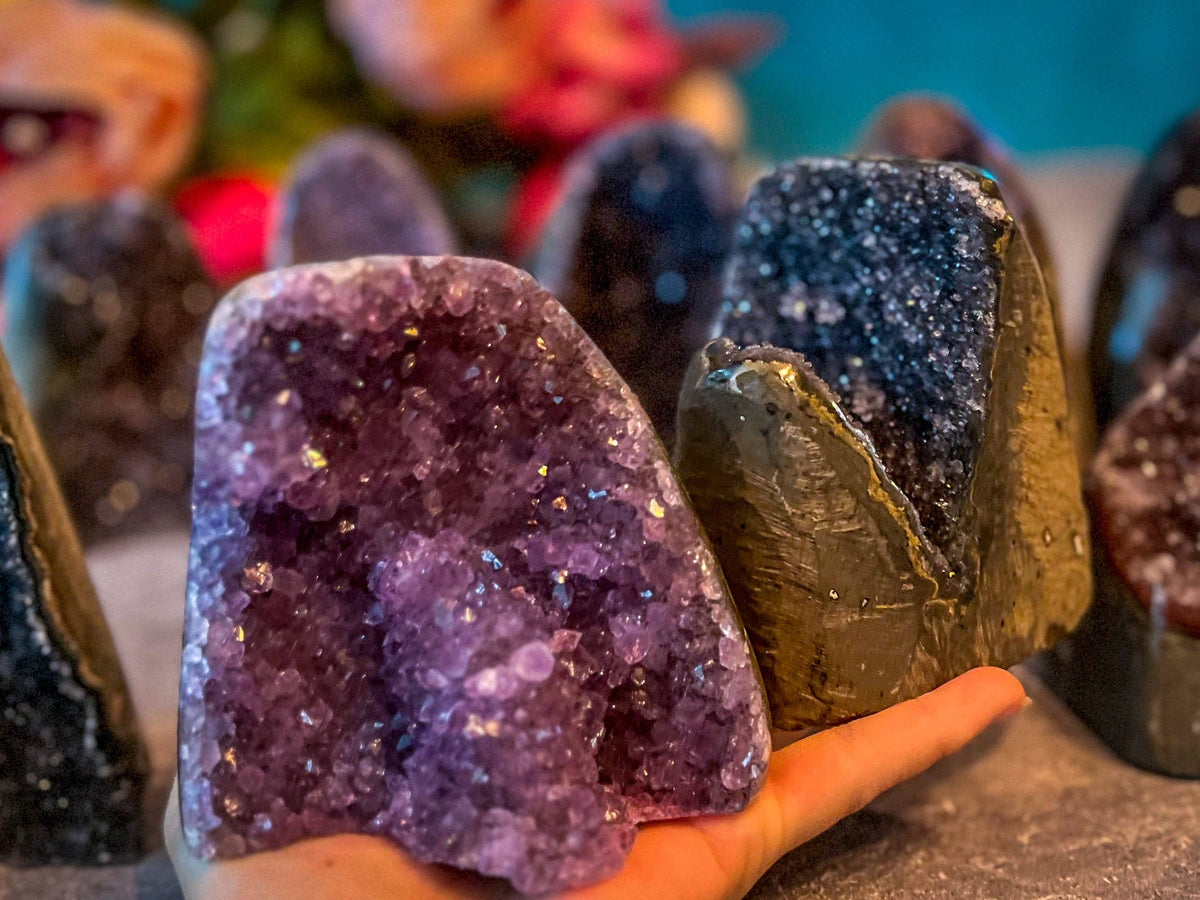 Large Rainbow Amethyst Cathedrals | Statement Crystal Specimens