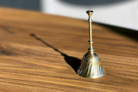 Brass Meditation Bell | Handcrafted Sound Tool