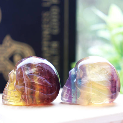 Fluorite Crystal Skull | Symbol of Wisdom & Clarity
