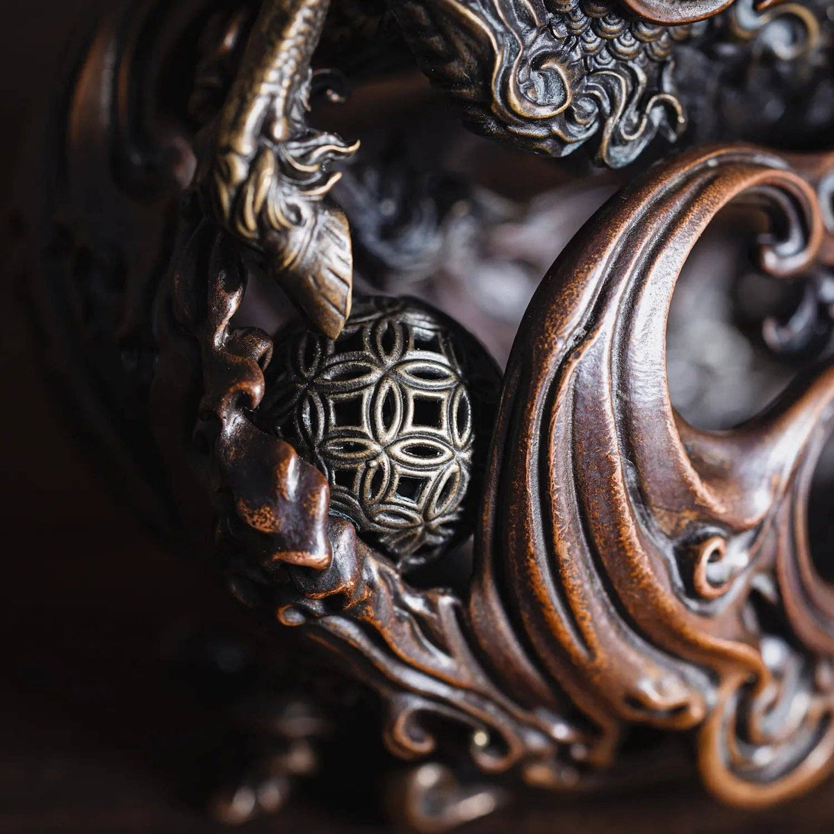 Kirin Statue | Brass, Copper & Sterling Silver | Coppertist.Wu