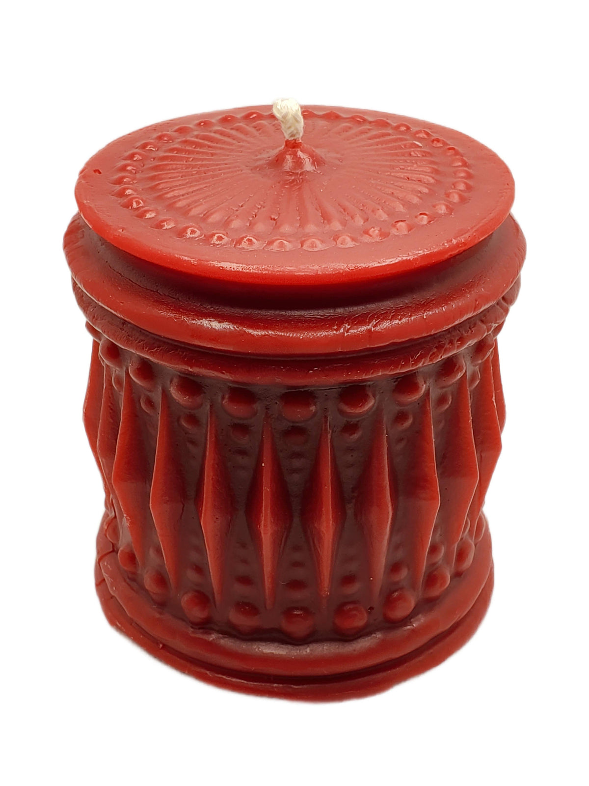 Crystal Pillar Candle | 100% Canadian Beeswax