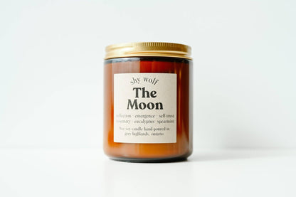 The Moon Tarot Inspired Soy Candle | Eucalyptus, Spearmint & Rosemary