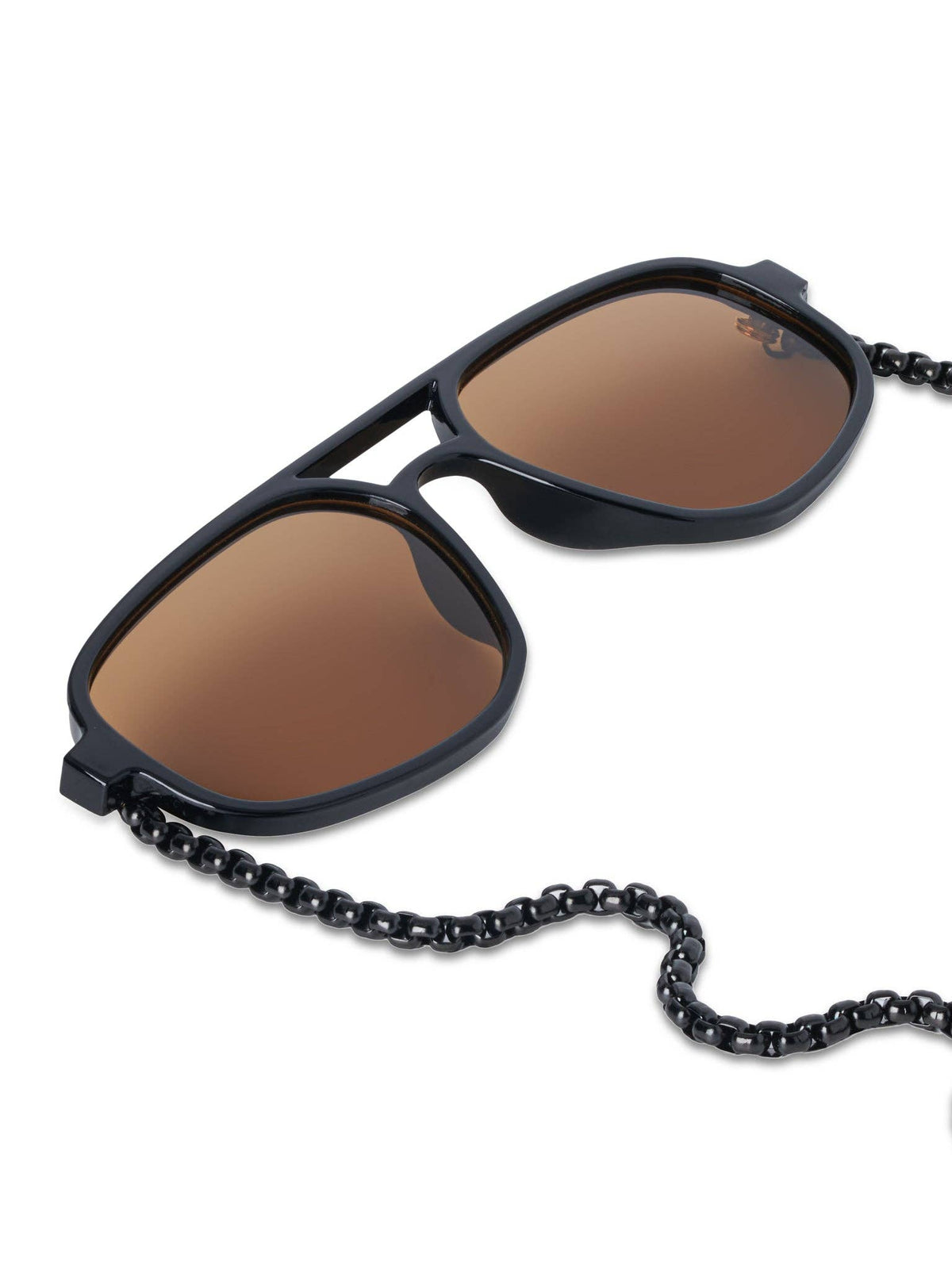 Lennox | Armless Aviator Sunglasses with Citrine