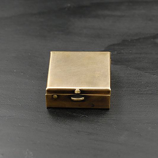 Tiny Brass Pill Box
