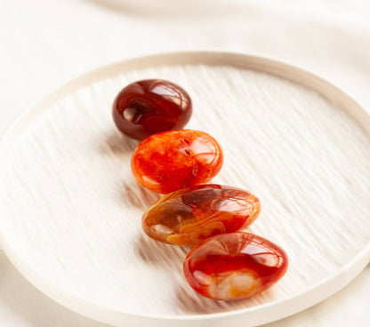 Carnelian Palm Stone | Stone of Motivation & Courage