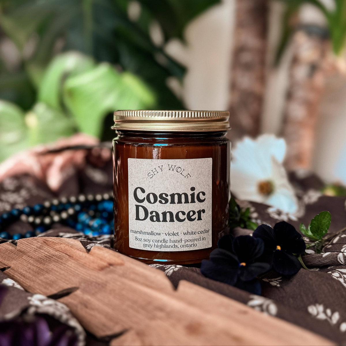 Cosmic Dancer Soy Candle | Marshmallow, Violet & White Cedar