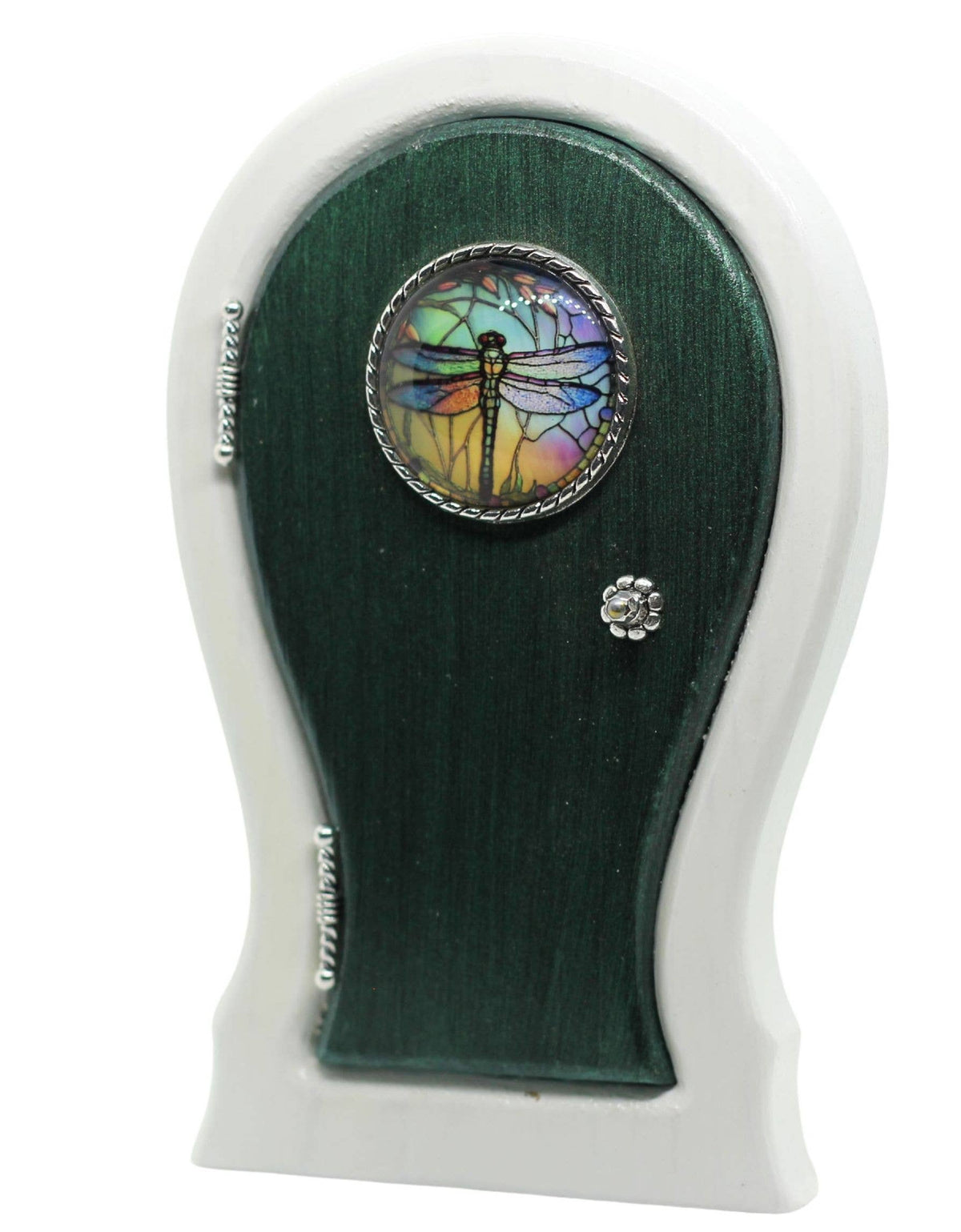 Dragonfly Portal Fairy Door | Handmade Cedar Fairy Door