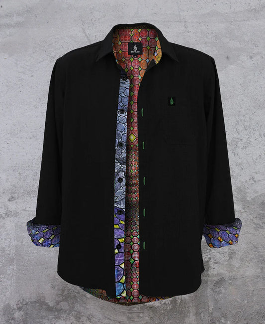 Jewel Being Button Down Shirt | Alex Grey & Allyson Grey | Threyda