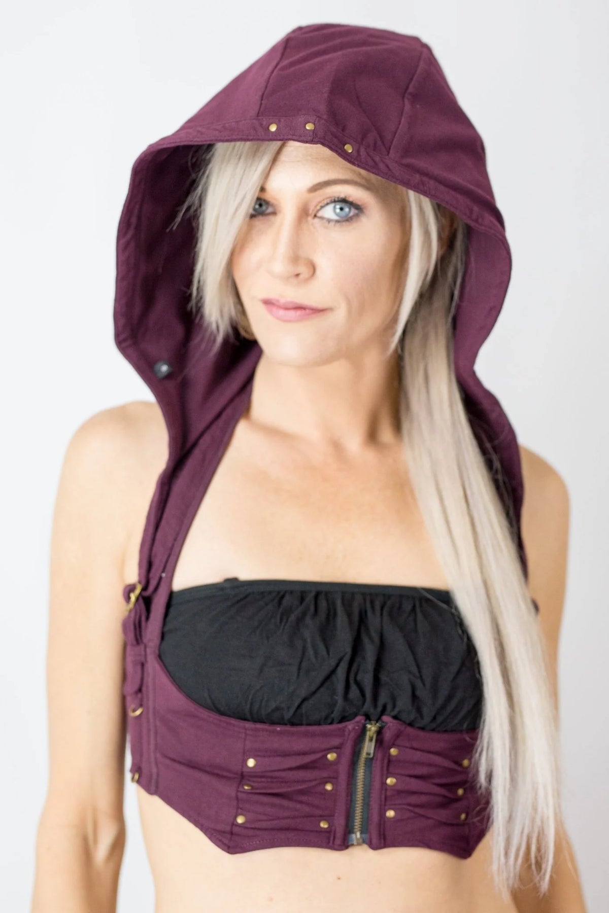 Huntress Hood | Sculptural Festival Hood | Anahata Designs