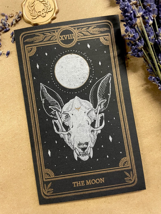 The Moon Greeting Card | Marigold Tarot