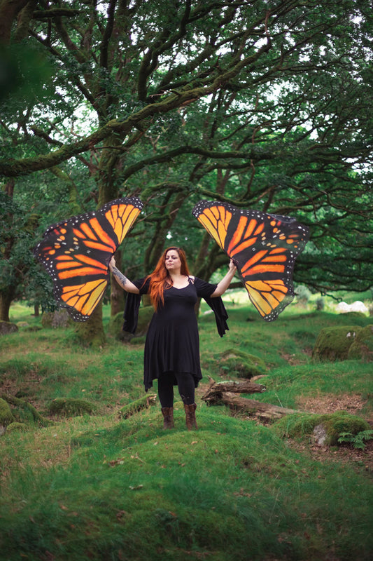 Monarch Butterfly Wing | Performance Flags | Handmade in Spain