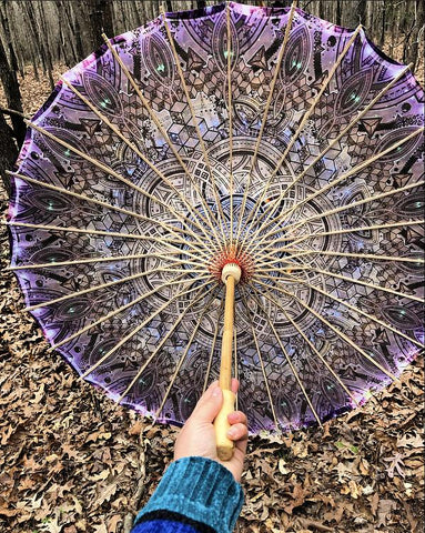 Botanical Omniscience Parasol | Festival Sun Shade