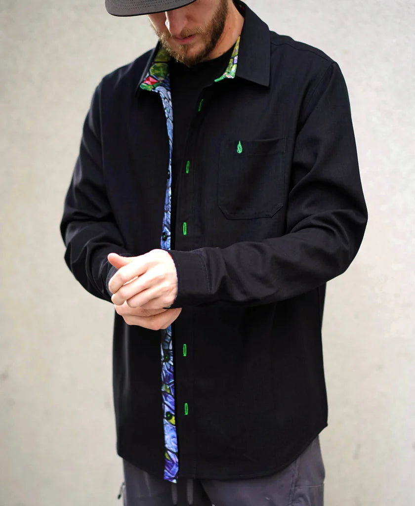 Jewel Being Button Down Shirt | Alex Grey & Allyson Grey | Threyda