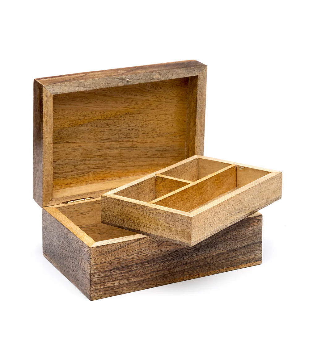Indukala Moon Phase Jewelry Box | Handcrafted Lunar Storage
