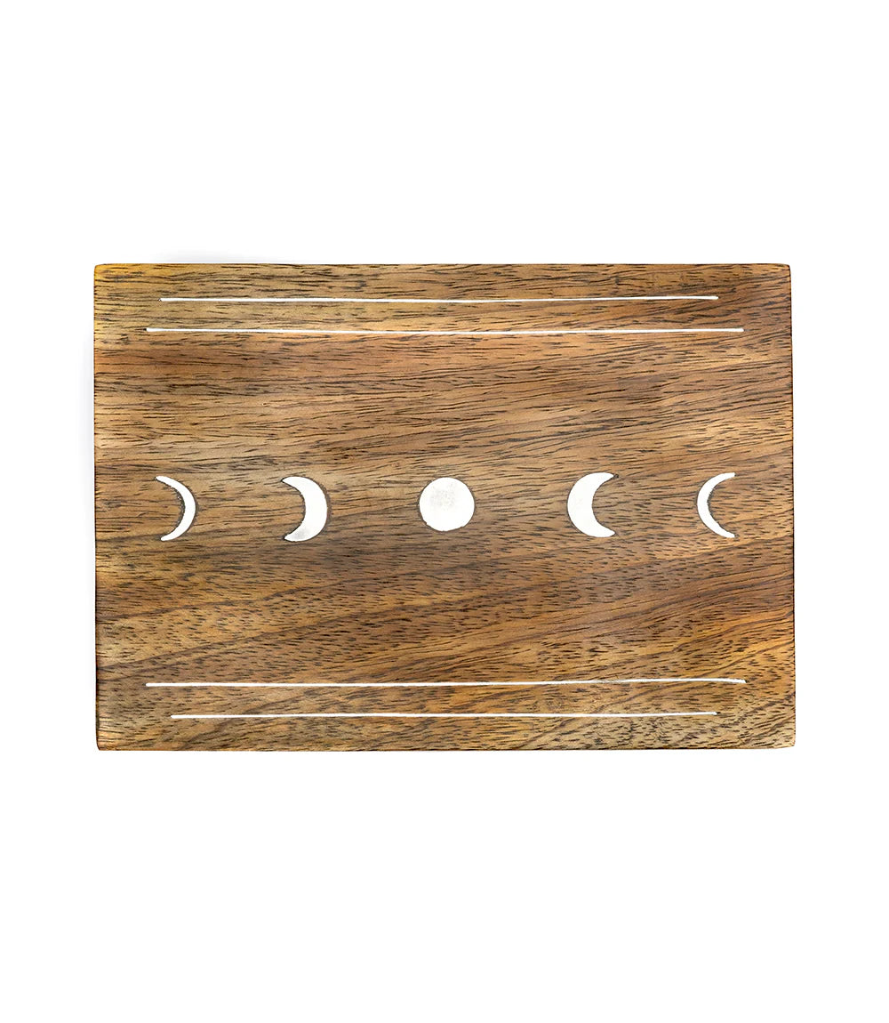 Indukala Moon Phase Jewelry Box | Handcrafted Lunar Storage
