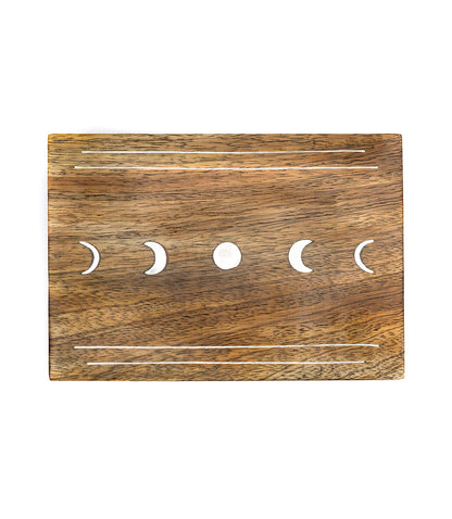 Indukala Moon Phase Jewelry Box | Handcrafted Lunar Storage